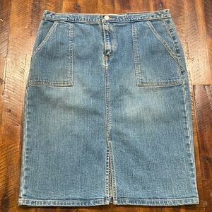 Gap denim skirt 12